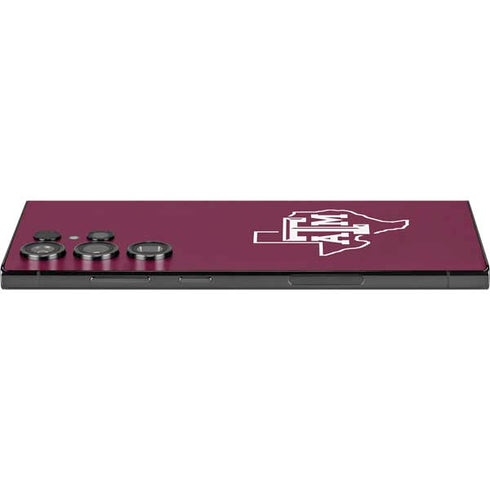Texas A&M University Black Logo Galaxy S25 Ultra Skin